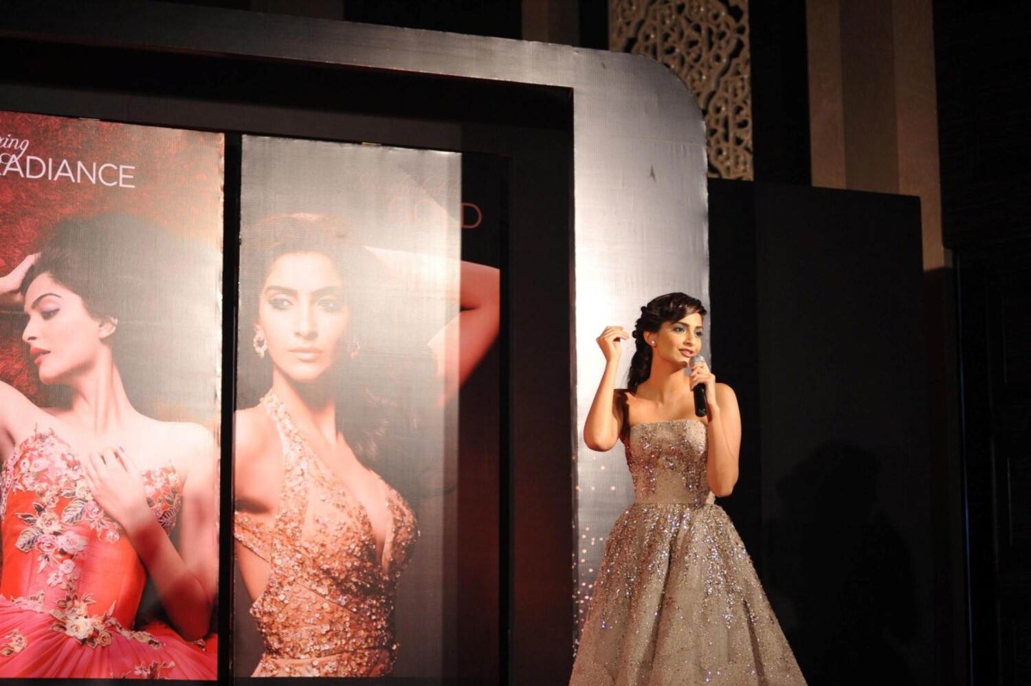 Brand Ambassador Sonam Kapoor At The Unveiling Of Loreal Paris Make Up