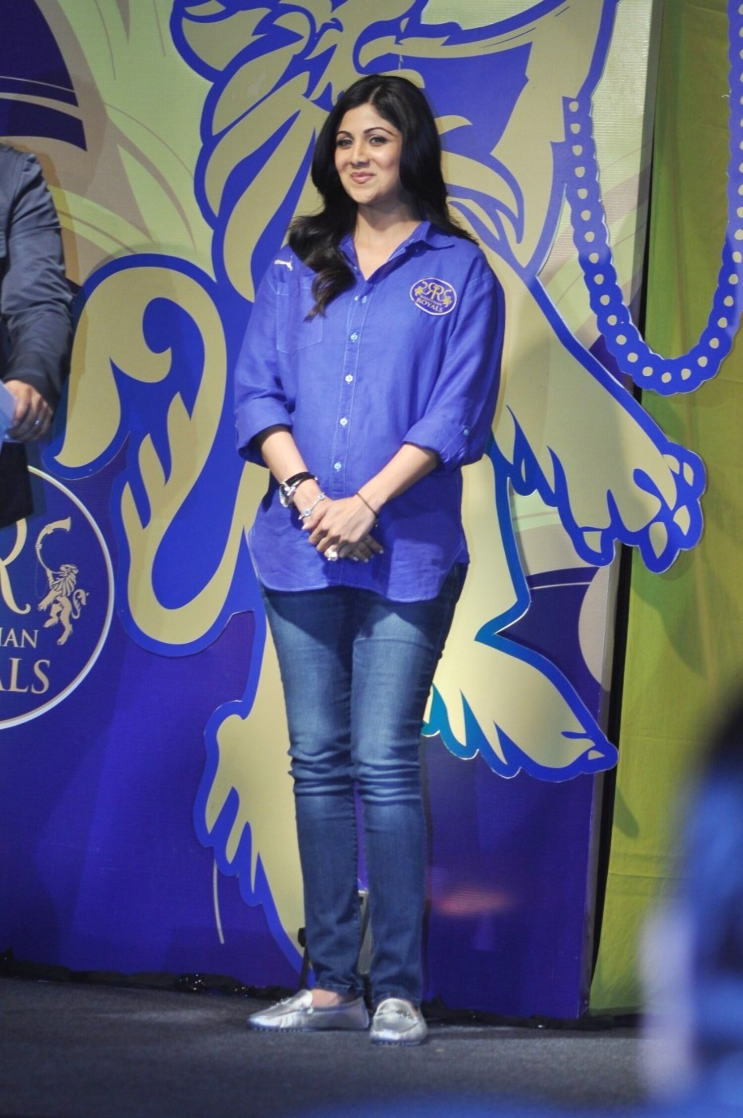 Shilpa Shetty at the new T Shirt launch for her IPL team Rajasthan