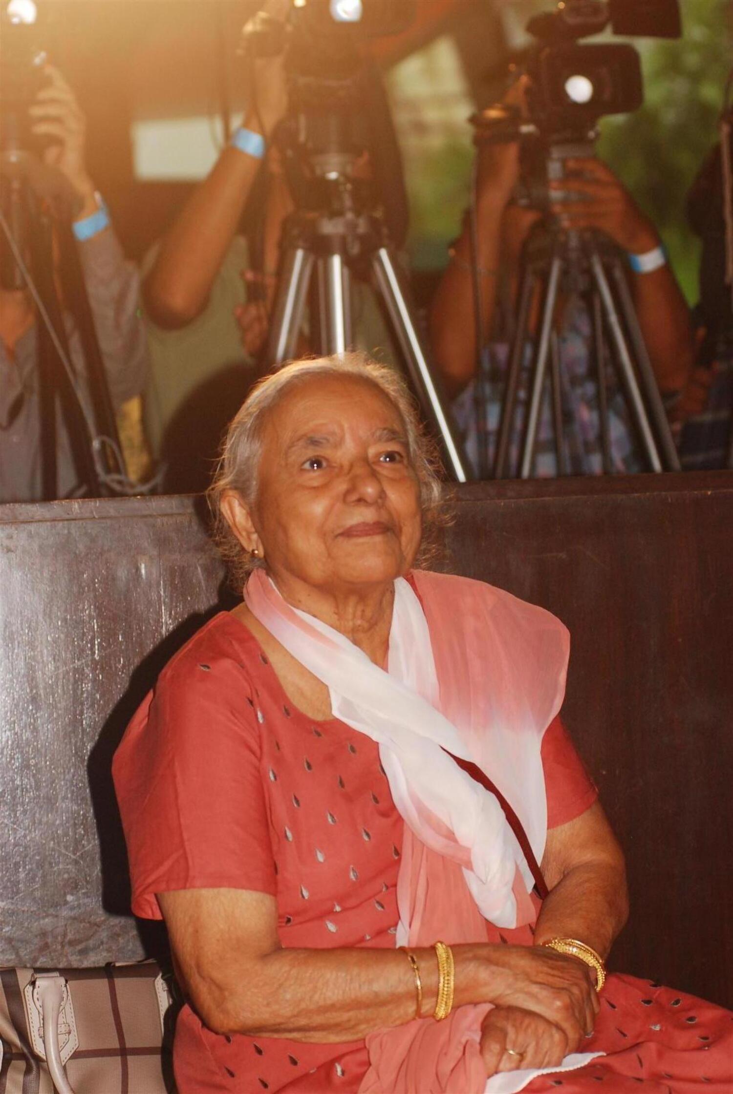 Priyanka Chopra s grandmother at the launch of her music video EXOTIC