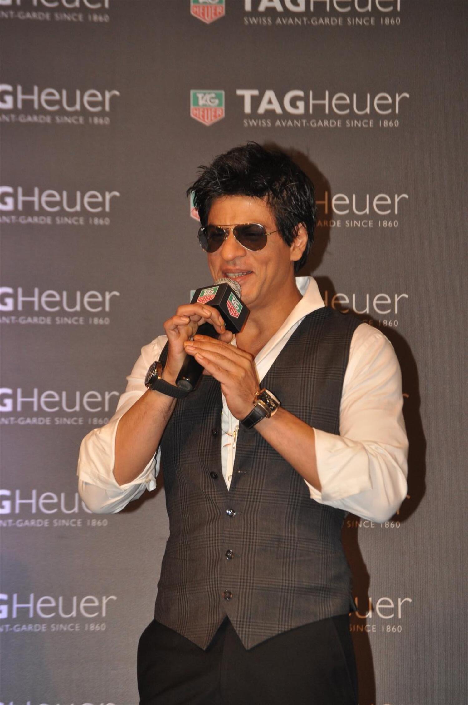 Brand Ambassador Shah Rukh Khan At The Launch Of The New Boutique Of Tag Heuer At Palladium Mall 1390