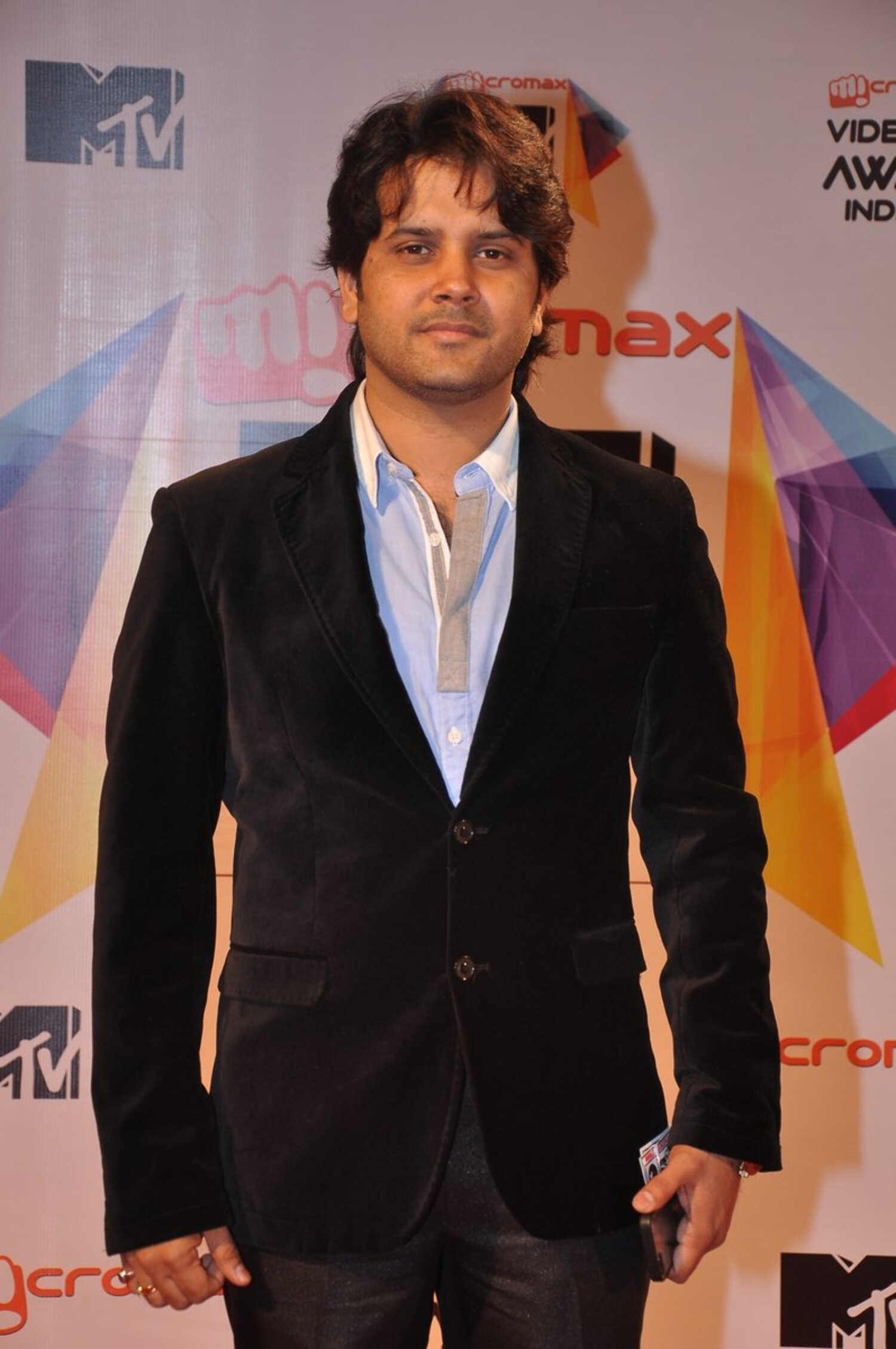 Singer Javed Ali at MTV Video Music Awards India 2013 in Mumbai