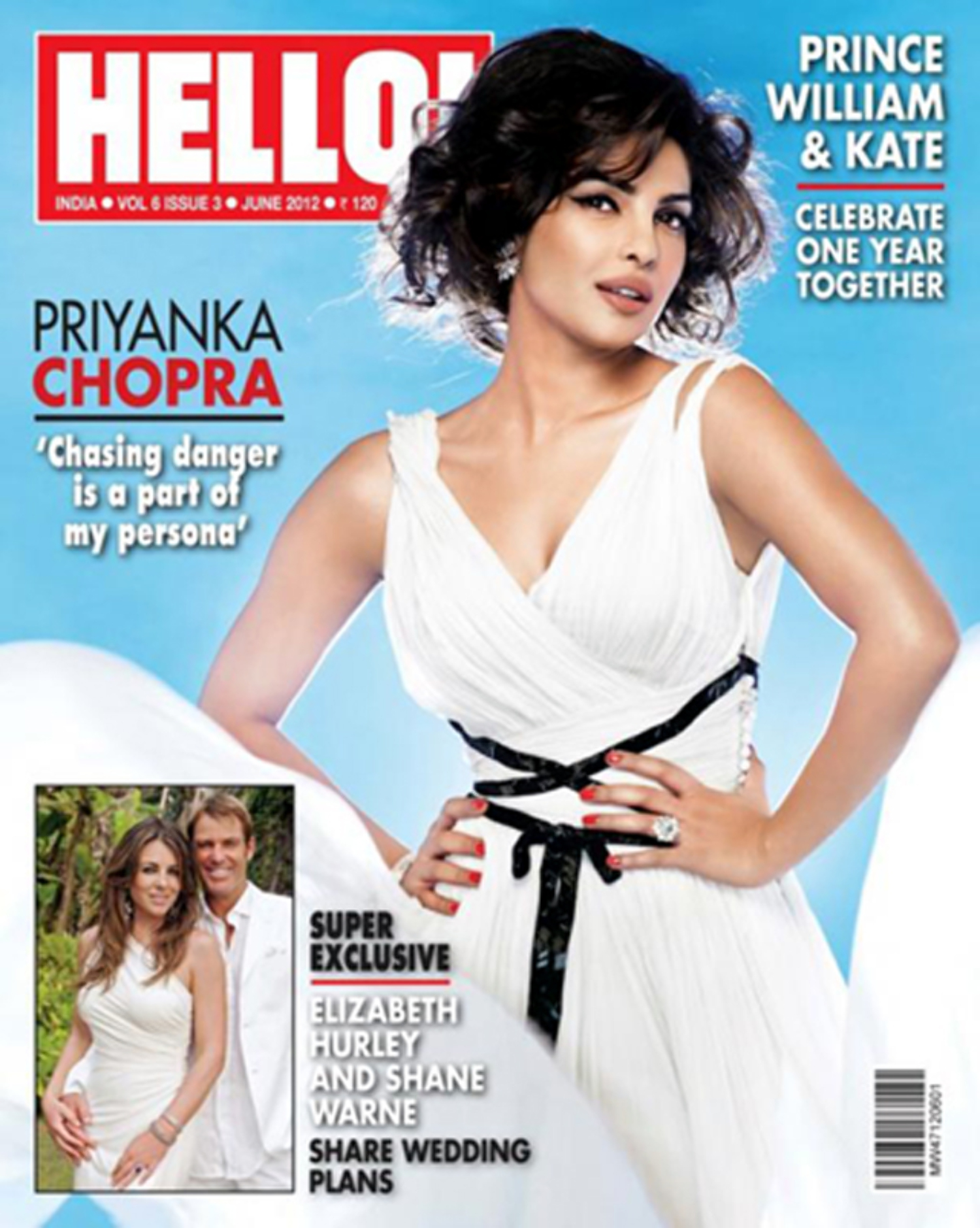 Priyanka Chopra Hello India Magazine Cover Page June 2012 Photo