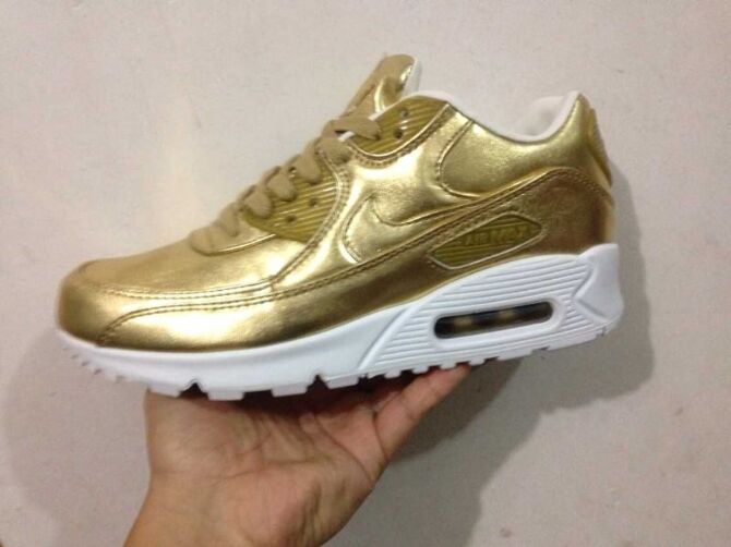 nike air max 90 womens gold