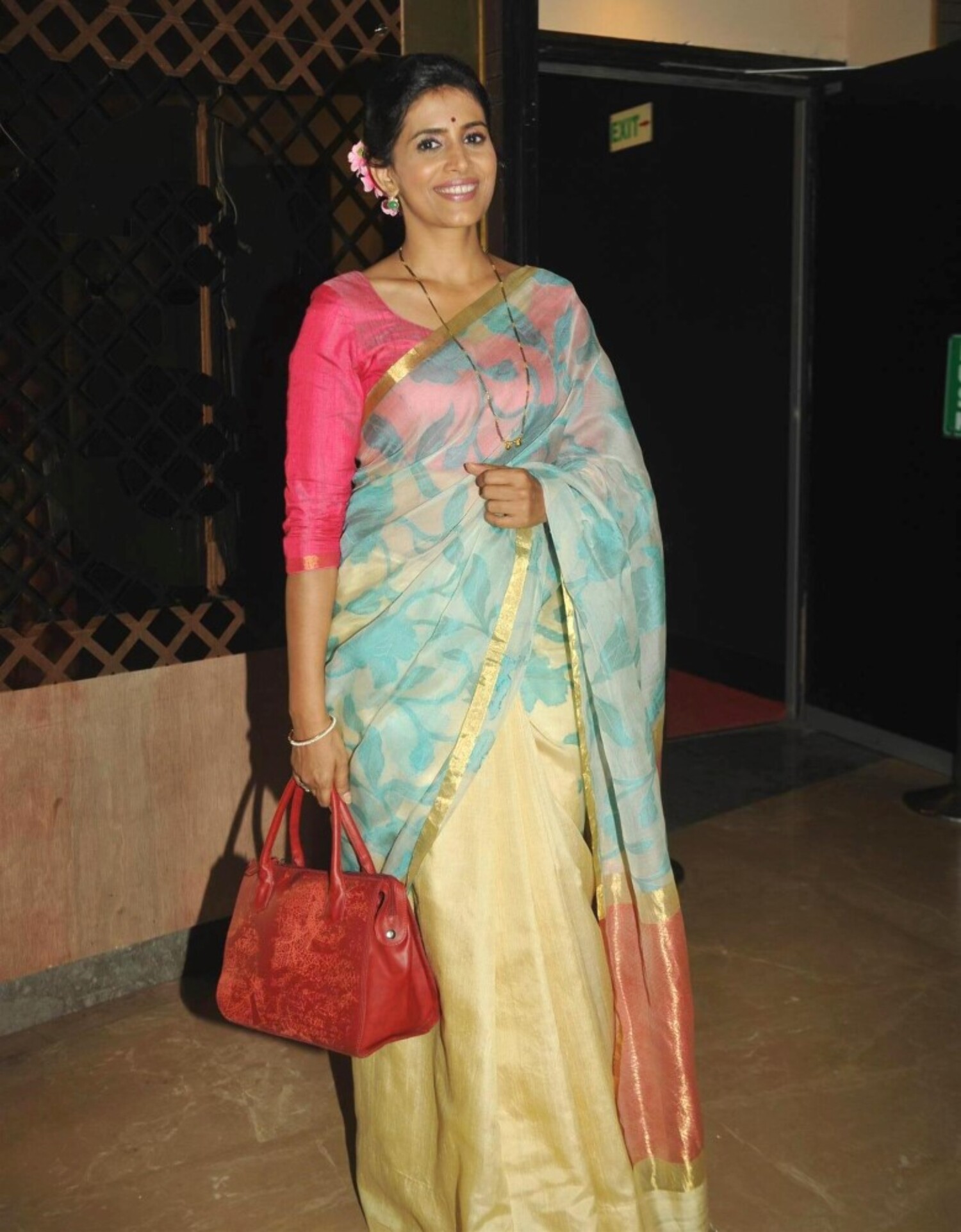 Sonali Kulkarni at the special screening of Marathi film Dr Prakash ...