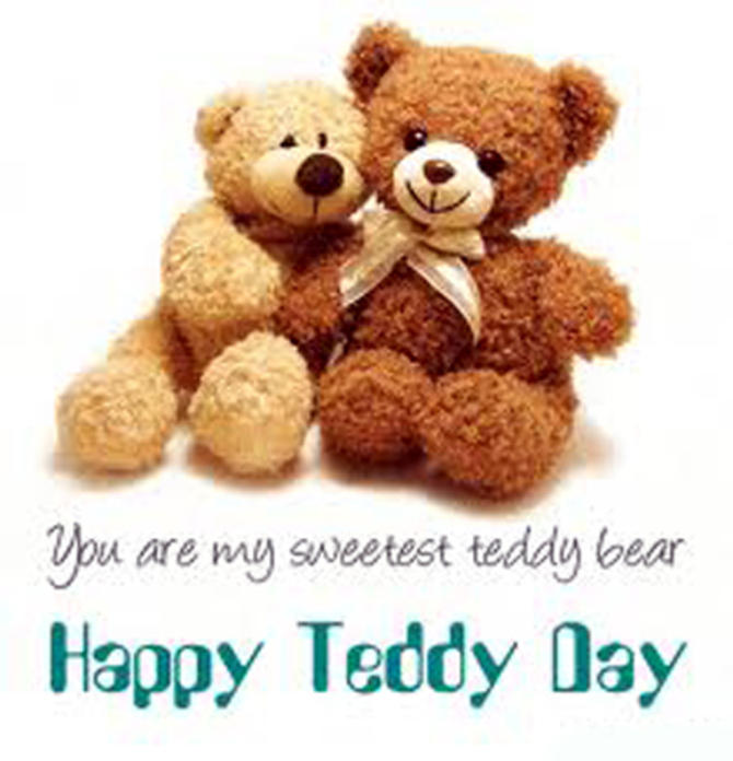 Happy Teddy Bear Msg Card : happy teddy bear day - photo 7 from album ...